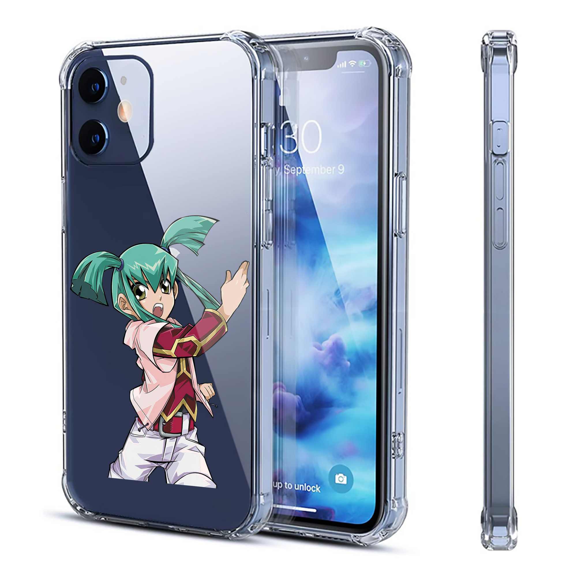 （画像用） 遊☆戯☆王 Yu-Gi-Oh! 【iPhone 12シリーズ対応】透明スマホケース（クリアソフトケース）
